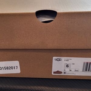 UGG Tazz chestnut platform slippers youth size 6/ women's 7.5